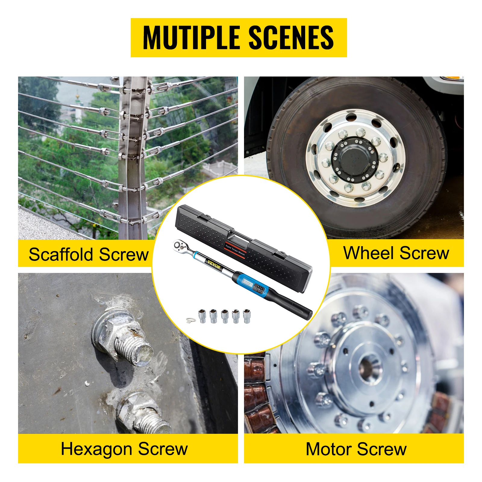 Torque Wrench Digital Torque Kit 1/2" - Image 2