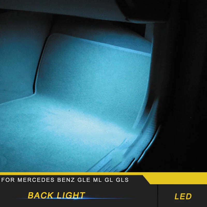 

For Mercedes Benz GLE W166 Coupe C292 2016-2018 Car Interior Accessories Automobile Back Light Cover Anti-Kick Mat Pad