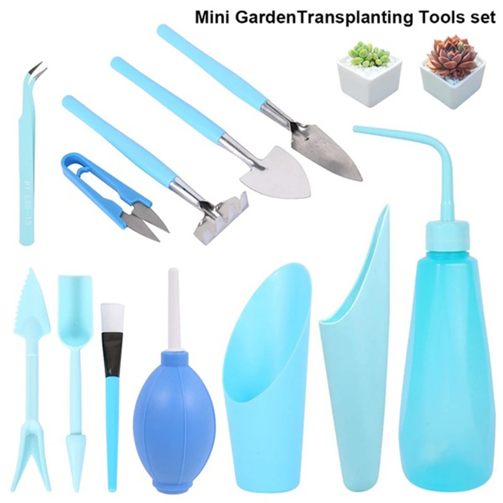 

12pcs/set Watering Sowing Seedling Digging Garden Planter Kit Mini Household DIY Tool Pruning Succulent Planting Grafting