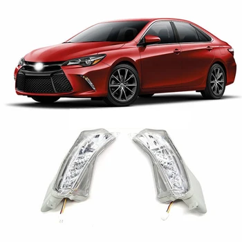 

Car DRL LED Daytime Running Lights 12V LED Day Lights For Toyota Camry 55 2015~2018 (American Version) Replaced Fog Lamp Covers