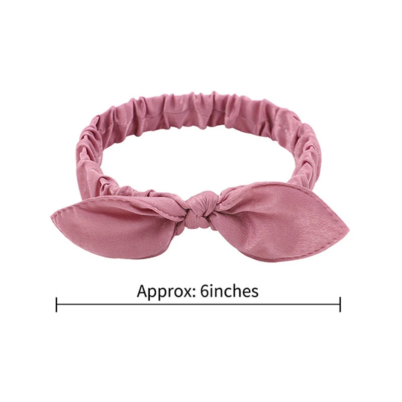 Women's Hair Accessories Korea Cute Rabbit Ear Kids Headband For Women Girls Fashion Solid Color Hair Band Hair Clasp Nice-looking Baby Headband Headwear cute headbands for women