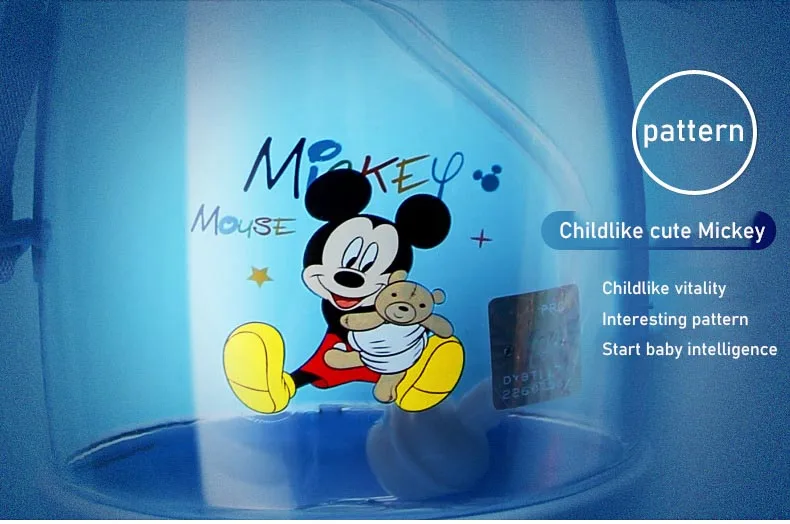 Disney Baby Cup чашка для кормления чашка Дисней кружка герметичная copo детская бутылка для воды Микки Маус детская чашка на бретелях чашка