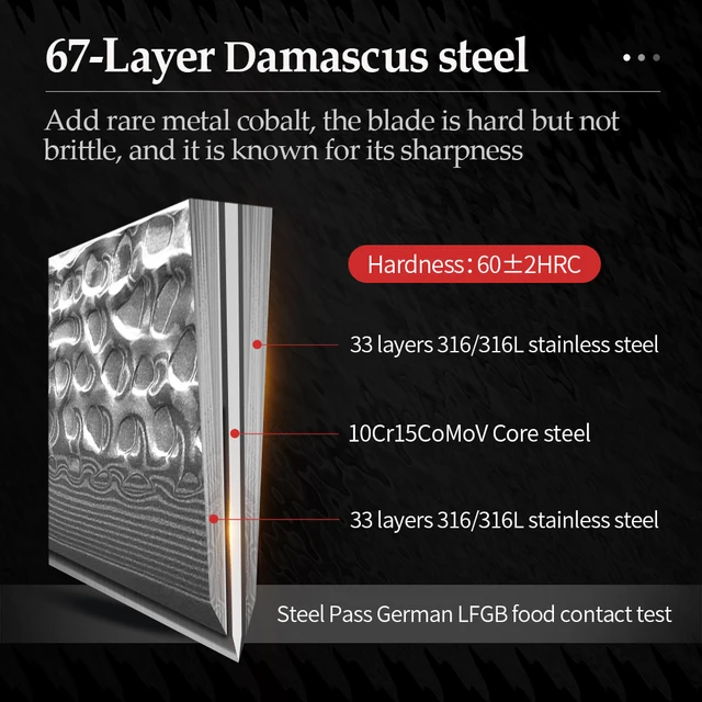 Xinzuo 2Db Konyhai Késkészlet Damascus Acél Vg10 Acélkés Szerszámok Hasznos Séf Kések Vágószerszámok Sivatagi Vasfa Fogantyú - Image 2