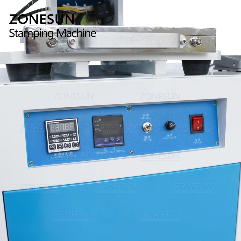 ZONESUN ZS 819C пневматический для ключей от автомобиля с кожаными тиснение биговки