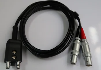 

SEKG2 ultrasonic cable Dual LEMO-00 (double plug) - LEMO01 cable equlity Krautkramer SEKG2