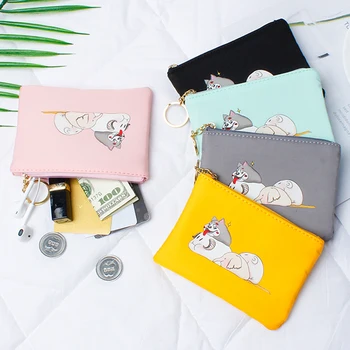 

2019 New Cute Dog Sheep Elephant Women's Coin Purse Fashion Small Change Wallet Mini Female Girls Keys Cards Cash Bag Keychain