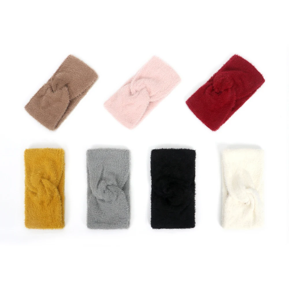MOLANS Winter Warm Headband  Woolen Knitting Headbands Wool Knitted Elastic Headband Headwear Girls Hair Band Hair Accessories