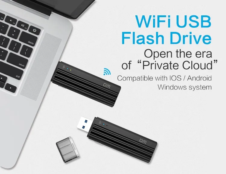 DM WFD016 wifi USB флеш-накопители 32 Гб wifi для iPhone/Android/PC смарт-флешка карта памяти Usb