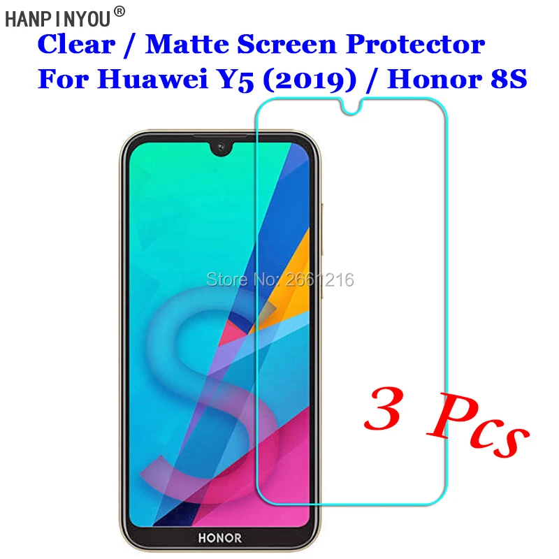 3 шт./лот для Huawei Y5 (2019) /Honor 8 S S8 HD Прозрачная/Антибликовая матовая защитная пленка