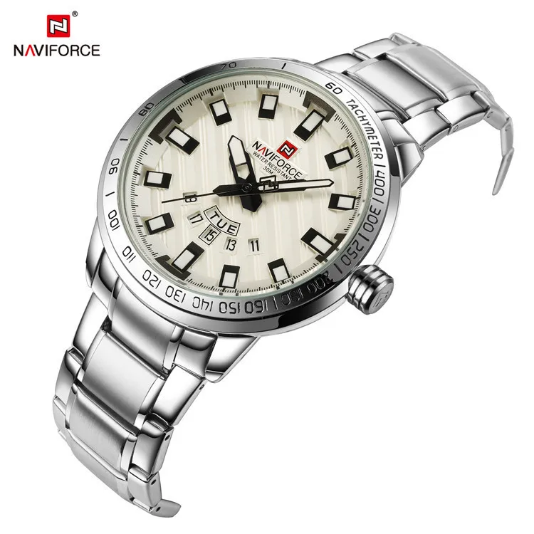 

Naviforce Xiang 9090 Hot Selling Students Fashion Waterproof Gold Watch MEN'S Quartz Watch
