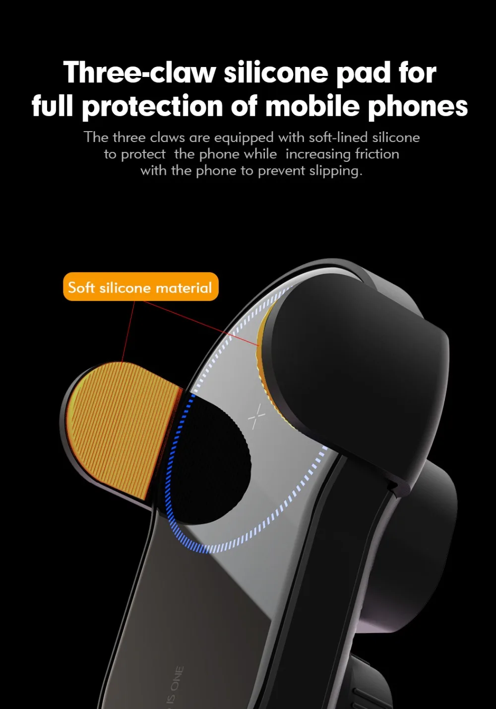 15 Вт Быстрое Qi автомобильное беспроводное зарядное устройство для iPhone 11 Pro XS Xiaomi samsung 9 автоматическое зажимное Беспроводное зарядное устройство Автомобильный держатель для телефона