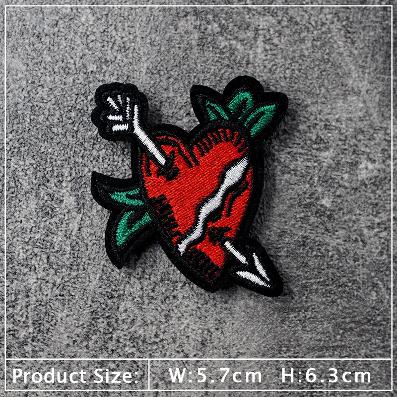 Band Patches Embroidery Applique Clothes Ironing Sewing Supplies Decorative Badges ROCK MUSIC 