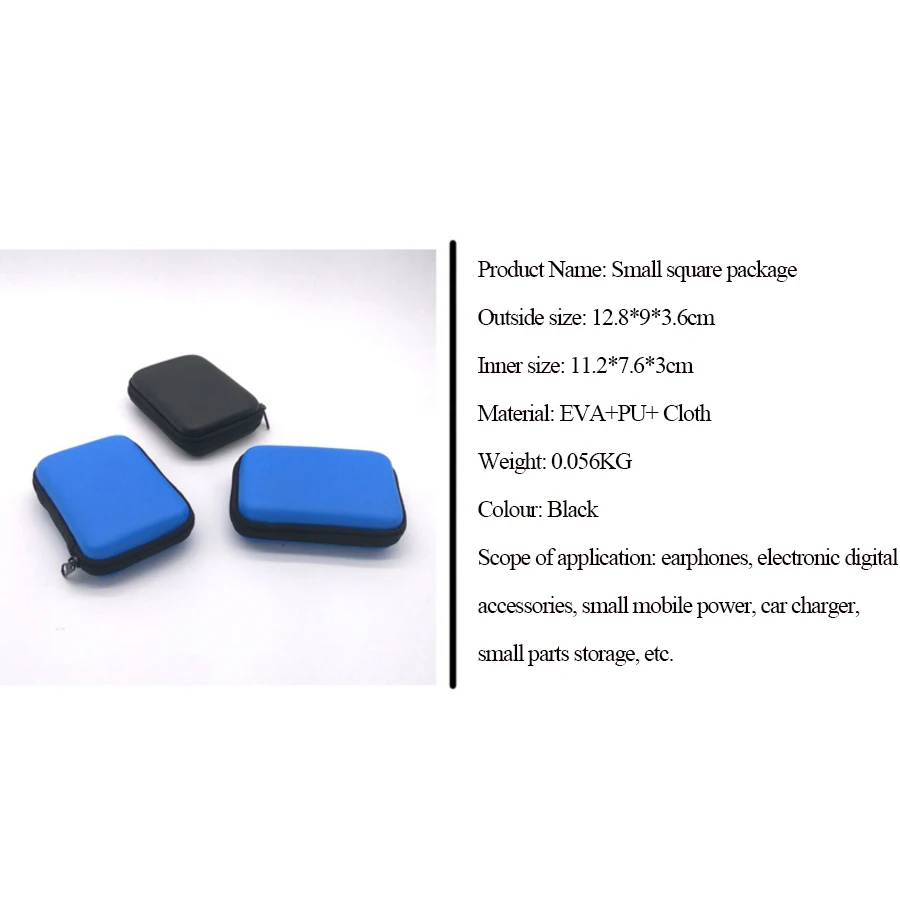 MP3 Player Digital Storage Bag Mobile Phone Data Cable Package Zipper Bag Portable Zip Lock Organizer case