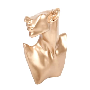 

Decoration Resin Mannequin Jewelry Display Stand Rack Store Chain Bedroom Holder Organizer Show Shelf Home Necklace Earring