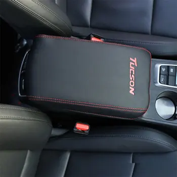 

For Hyundai Tucson TL 2015 2016 2017 2018 Car Armrest Box Trim Cover Auto Leather Arm Rest Case Cushion