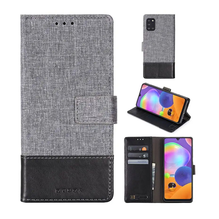 Чехол-книжка из искусственной кожи разных цветов для Samsung Galaxy A31 A315F A315