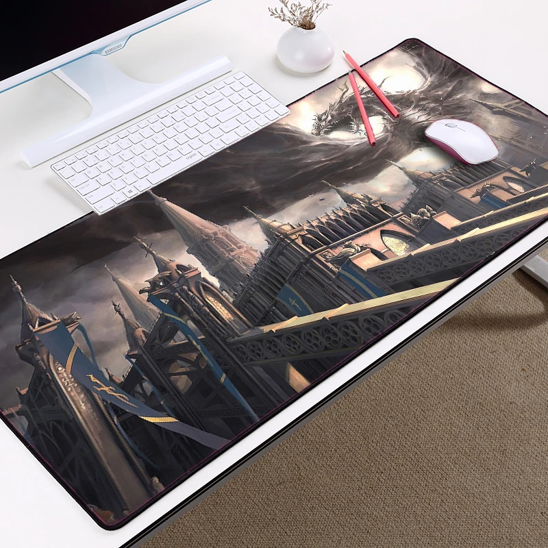 Congsipad Монстр Охотник стиль шаблон HD напечатанные картины коврик для мыши игровой коврик для мыши Большой размер 40 x90 Дракон Сферический мат - Цвет: 300X700X2MM