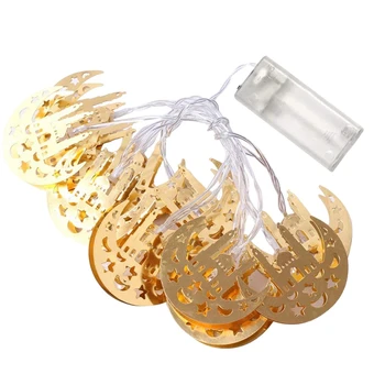 

Promotion! 20 LED Muslim Ramadan Lantern Strings Beautifully Decorated Ramadan and Eid Mubarak Decoration Lamps LED Lights