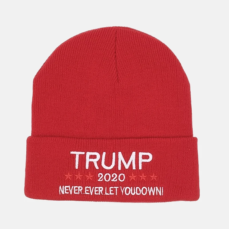 Trump, настоящая вязаная шапка, унисекс, зимняя теплая шапка, новинка, Make America Great agne, шапки с вышивкой, Trump President, модная шапка