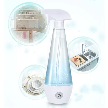 

300ml 84 Disinfection Water Maker Reusable Sodium Hypochlorite Generator Usb Charging Disinfectant Air Sprayer For Cleaning Home