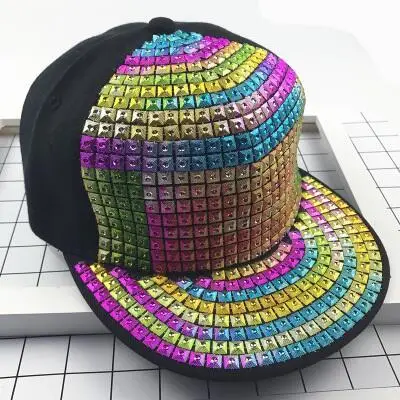 16 Ноготь с заклепкой из змеиной кожи ручной работы, роскошный бренд Snapback для женщин, мужчин, белый, черный, новинка, бейсболка, шапки - Цвет: 16