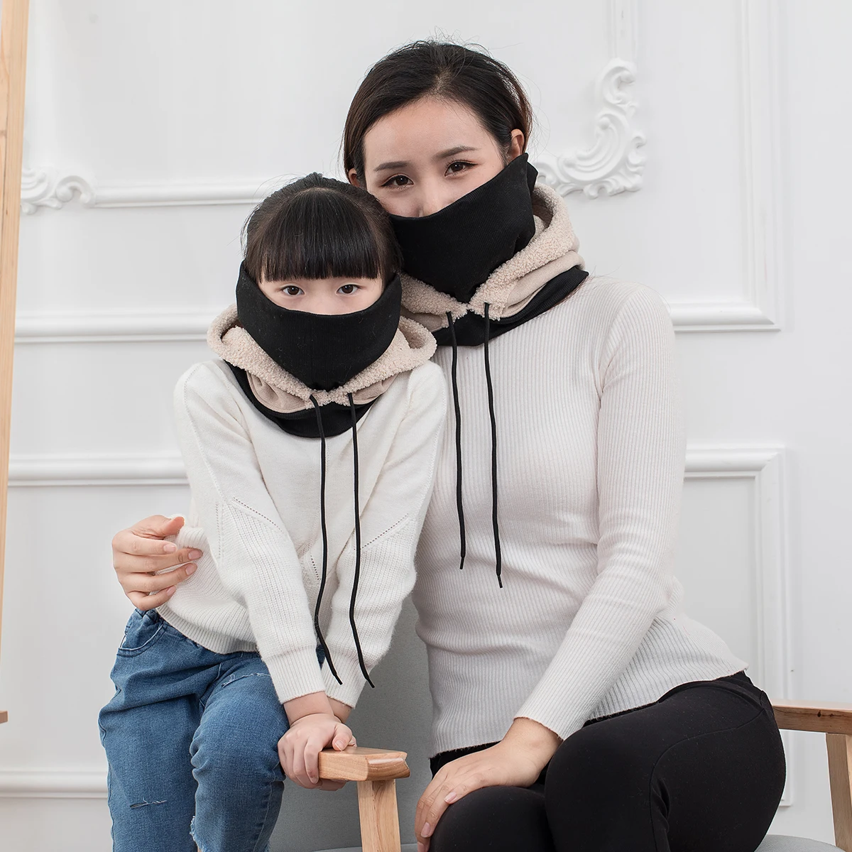 Зимние теплые флисовые куртки с капюшоном и шапки-бини, головные уборы для мужчин/женщина Череп головной убор с манишкой уход за кожей лица маска Wargame спецназ маска