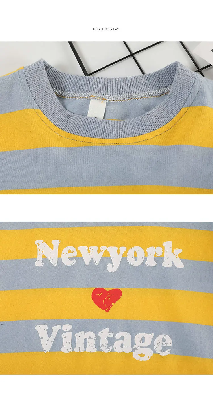 Girls Summer Clothes Summer Boutique Outfits Kids Clothing Set Toddler Children Striped T-shirt+ Denim Capri pants