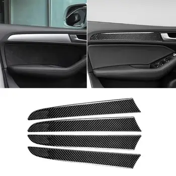 

Car Accessories 4pcs Car Interior Door Panel Stickers Decals Trim Cover for Audi Q5 2010-2018 SQ5 2013-2017