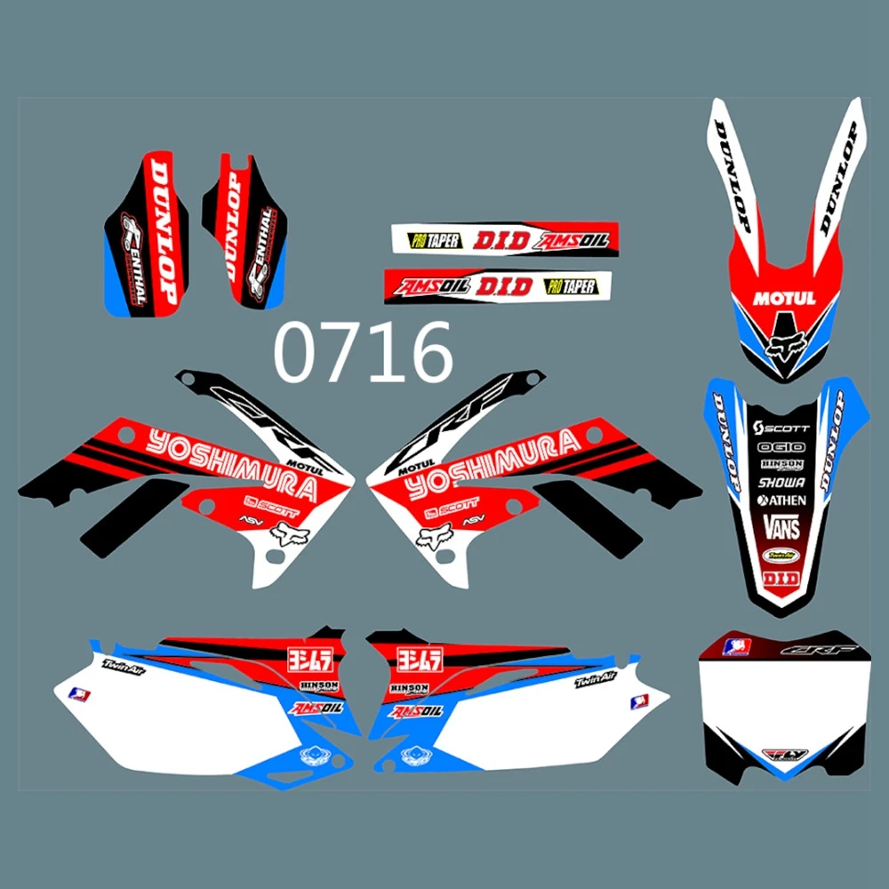 

New Full Graphics Decals Stickers Custom Number Name Glossy Bright Stickers Waterproof for KTM 125-525 SX 2011-2012