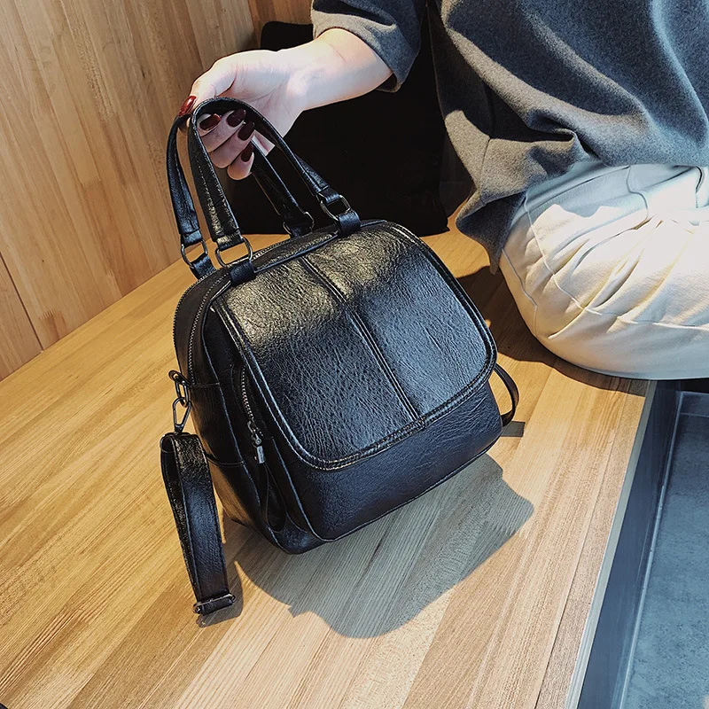 Three Use Woman 2019 More Function Both Shoulders Tide Will Capacity Single Shoulder Span Handbag |