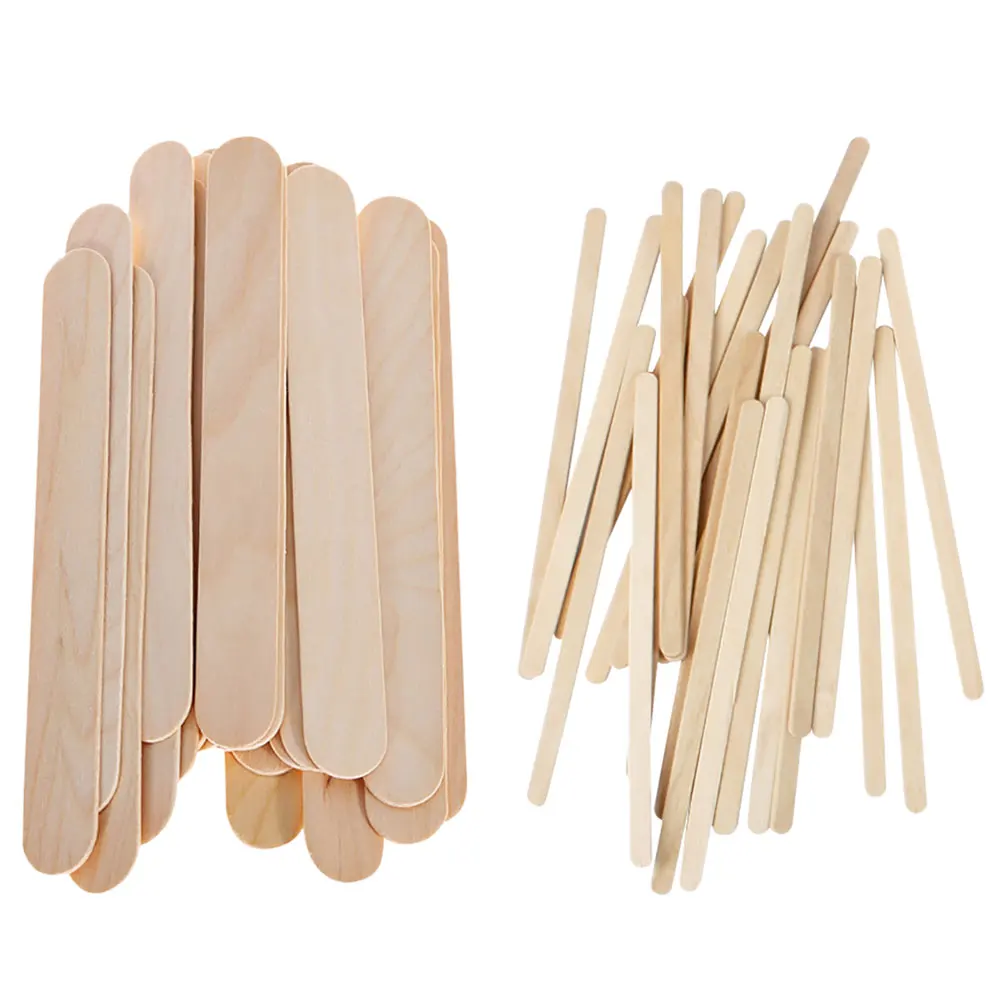 Get This Wax-Strips Spatula Hair-Removal-Sticks-Kit Waxing-Wax Tongue-Depressor Wooden Disposable pBQKMGK96bV
