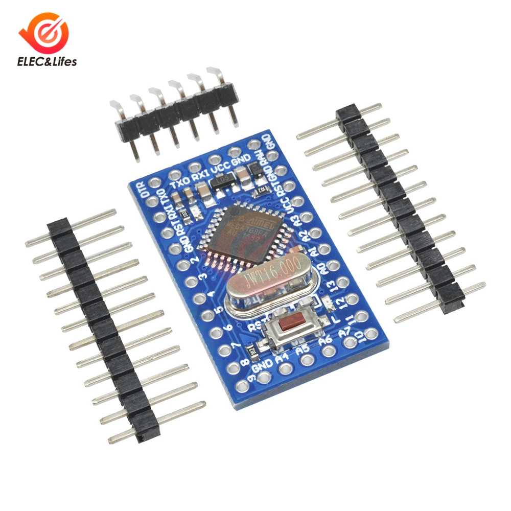 5 в Pro мини модуль Atmega168 Atmega168P кварцевый генератор 16 МГц 5 В для Arduino Nano Микроконтроллер плата замена Atmega328