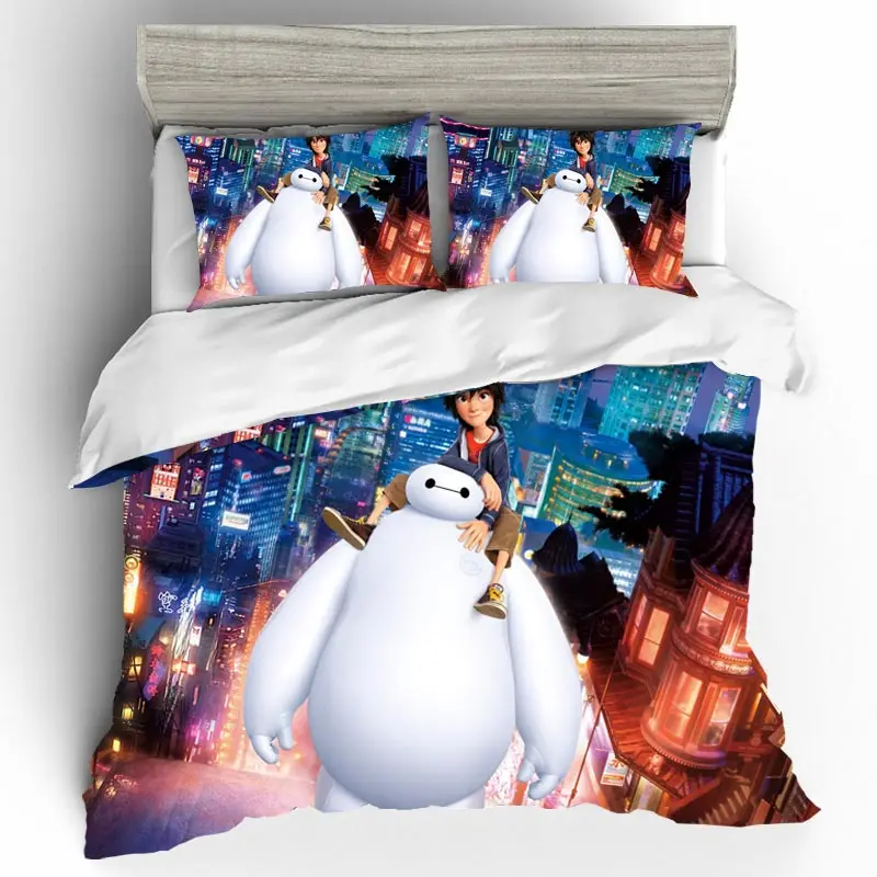 Baymax домашний текстиль постельное белье странные вещи Ropa De Cama Kid Sabanas Комплект постельного белья королевского размера Nevresim Takimlari постельное белье поплин