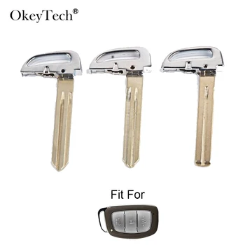 

OkeyTech Smart Card Insert Small Key For Hyundai I30 IX25 IX35 Elantra Sonata Verna Creta Tucson Solar Remote Replacement Key