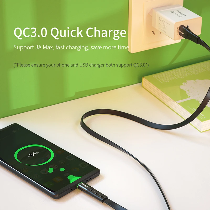 Usb type-C кабель для samsung S9 S8 Быстрая зарядка type-C зарядный провод USB C кабель для Xiaomi mi9 Redmi note 7