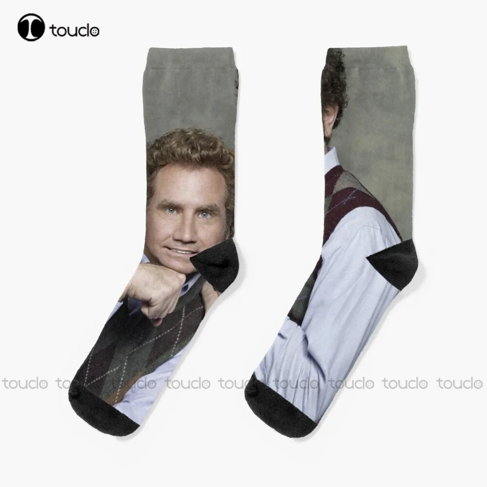 

New Step Brothers Will Ferrell Movie Funny John C Reilly Socks Anime Socks Personalized Custom Unisex Adult Socks