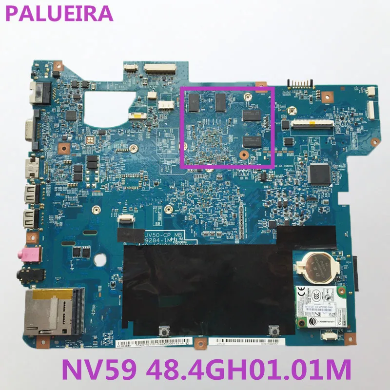 PALUBEIRA для ноутбука acer Gateway TJ75 NV59 материнская плата 48.4GH01.01M MBBH601001 HM55 с видеокартой чип материнская плата с графией