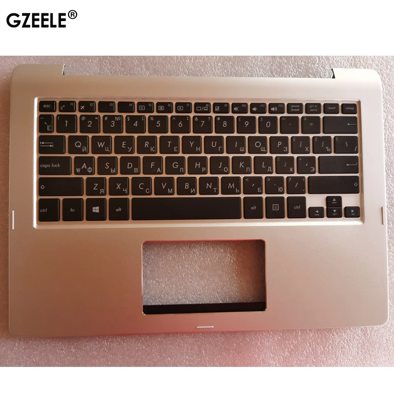 

Русская клавиатура для ноутбука ASUS TP300 TP300L TP300LD Q302 Q302LA Q304 TP300LA TP300LG TP300UA Серебряная Подставка для рук верхняя крышка RU
