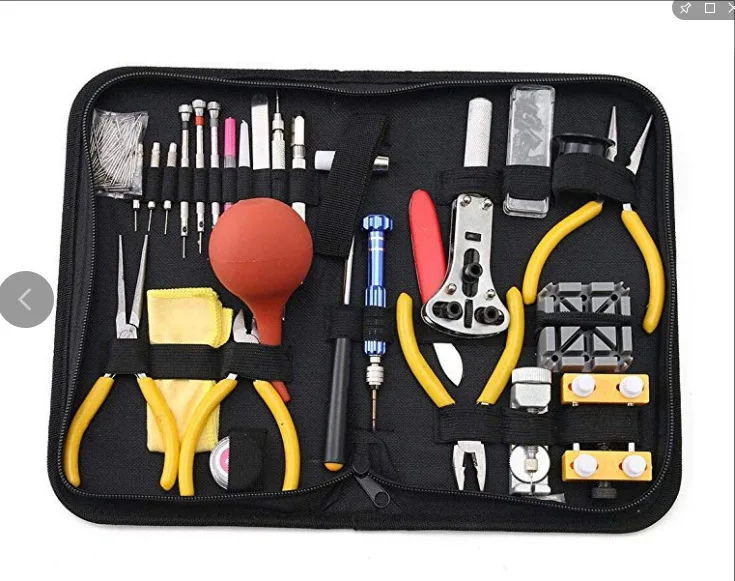 

Multi-functional Practical Watch Repair Kit 130 Pieces Changing Watch Battery Watch Accessories Watch