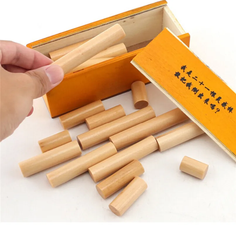 21 шт. деревянные развивающие игрушки для взрослых и детей, деревянный гаджет, мини развивающие игрушки#30N14