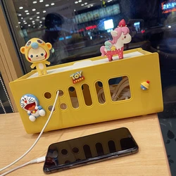 Creative Large Wire Storage Box Data Cable Power Cord Socket Cartoon Cable Box Charger Plug Hub Box
