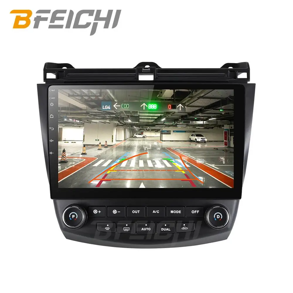 Sale android 9.0 car dvd gps player for honda Honda Accord 7 2003-2007 with radio gps navigation support mirror link steering wheel 5