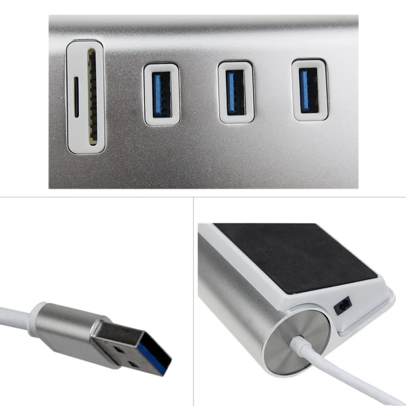 3,0 комбинированный USB 3,0 концентратор USB дистрибьютор удлинитель концентратора Многофункциональный кардридер
