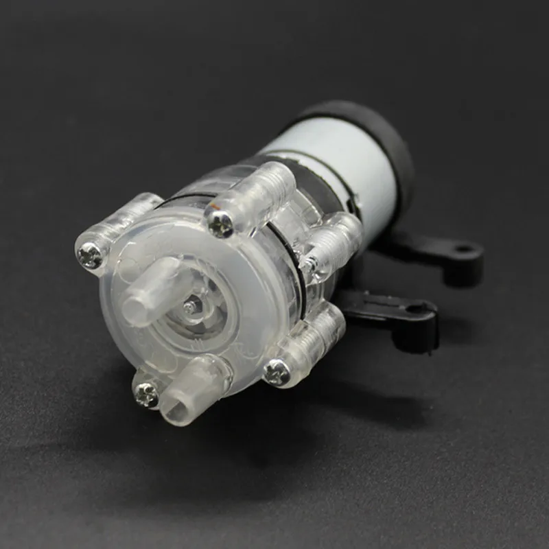 DC12V 3W 0.25A Электрический 385 Тип Прозрачный водяной насос, полива цветов мини водяной насос, J19177