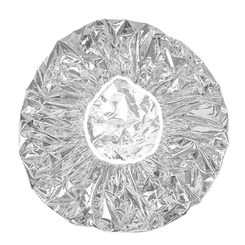 Aluminum Foil Waterproof Hat Spa Hair Salon Shower Cap Baking Oil Styling Tools Applicable to Women's Makeup and Removal