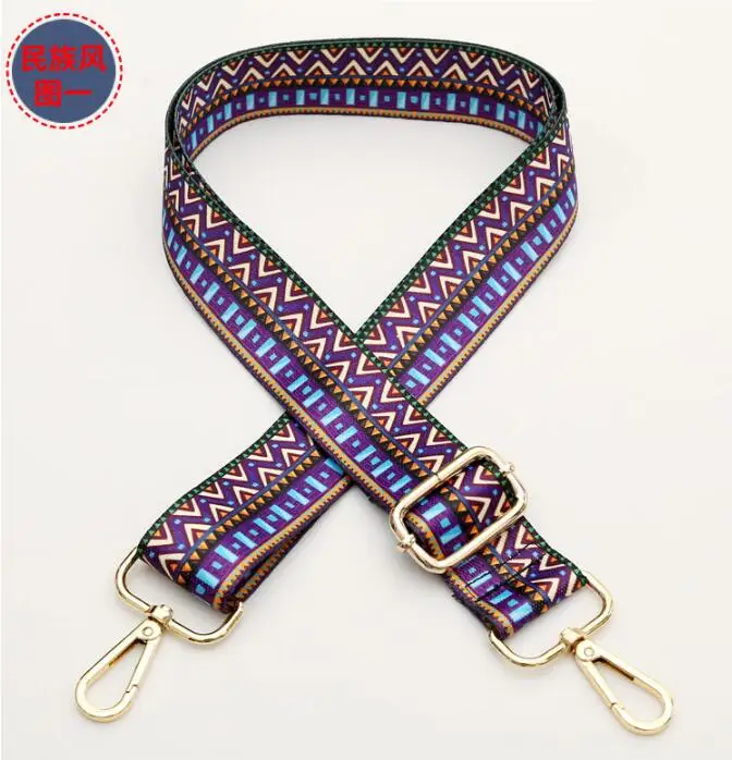 Free Shipping 2pcs Nylon Colored Belt Bags Strap DIY Accessories for Women Adjustable Shoulder Messenger Handbag Straps - Цвет: S009