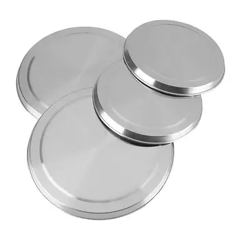 

4PCS Stove Top Covers Stainless Steel Round Stove Burner Protection Covers for Kitchen