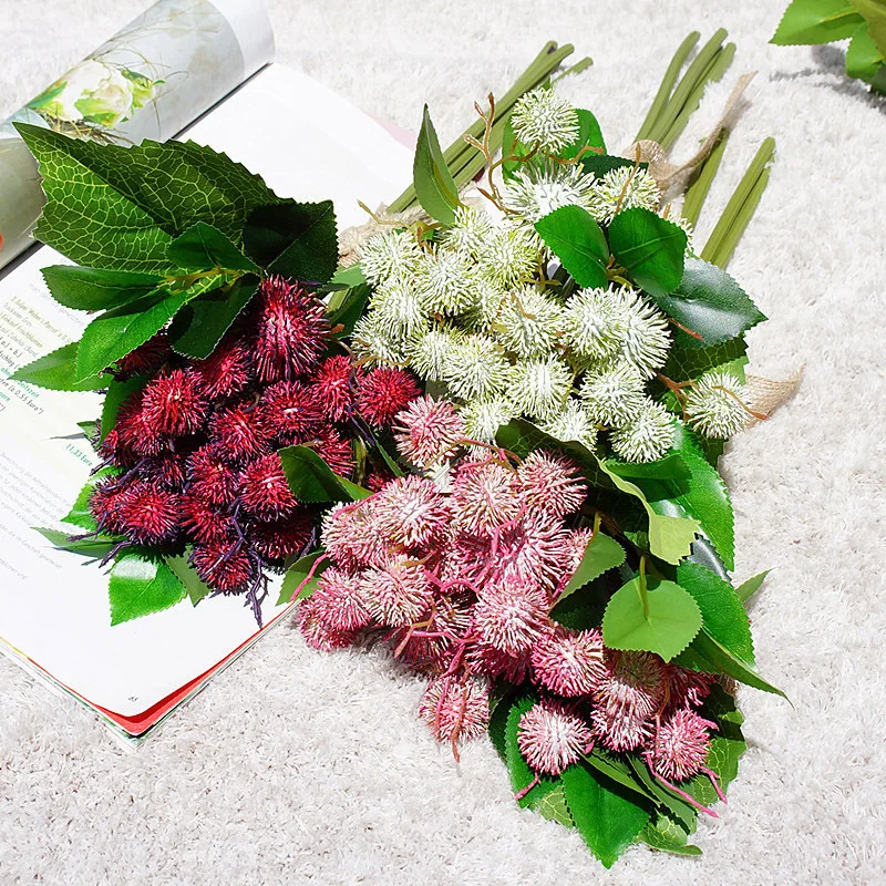 Прямая поставка искусственный шар луковая ветка Моделирование цветы осенние Свадебные украшения Горячая Распродажа