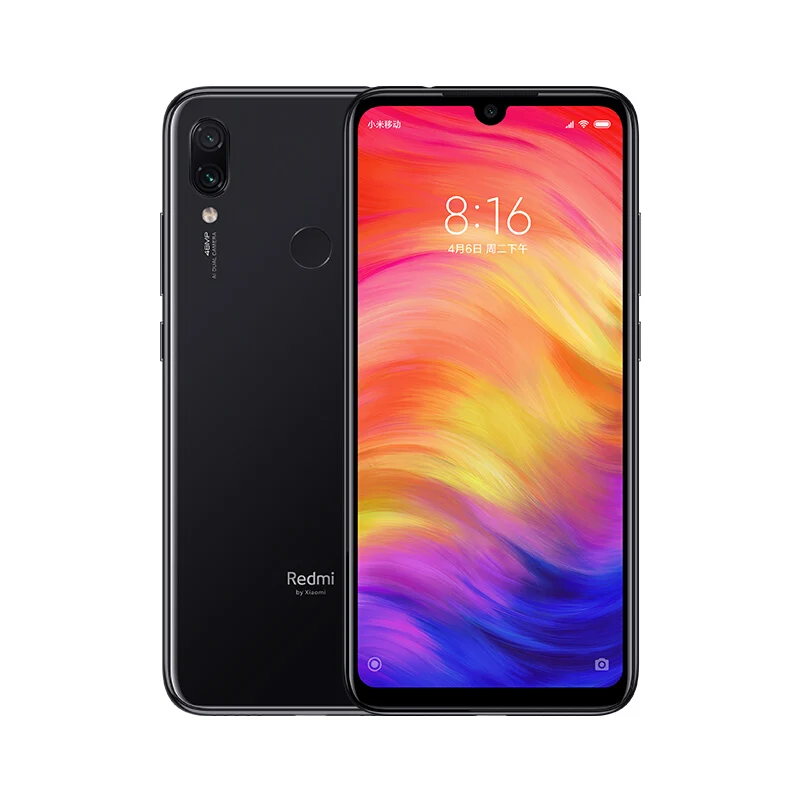 Xiaomi Redmi Note 7 4G смартфон 6,3» MIUI 10(Android 9,0 пирог) устройство, док-станция Qualcomm Snapdragon 660 Octa Core 4 Гб 64 Гб 48MP мобильного телефона