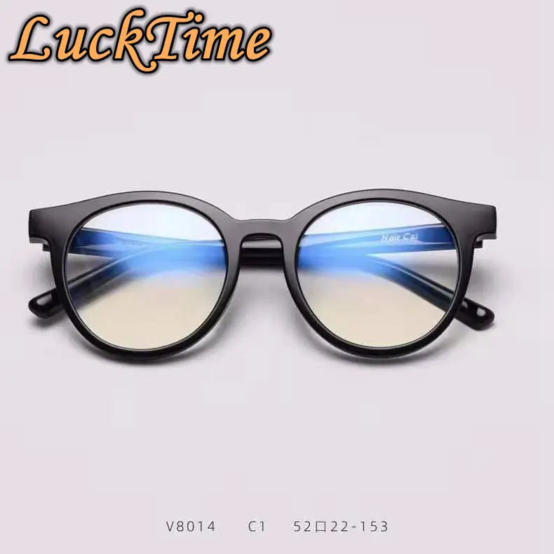 LuckTime анти-синие очки оправа Очки для работы за компьютером винтажные круглые